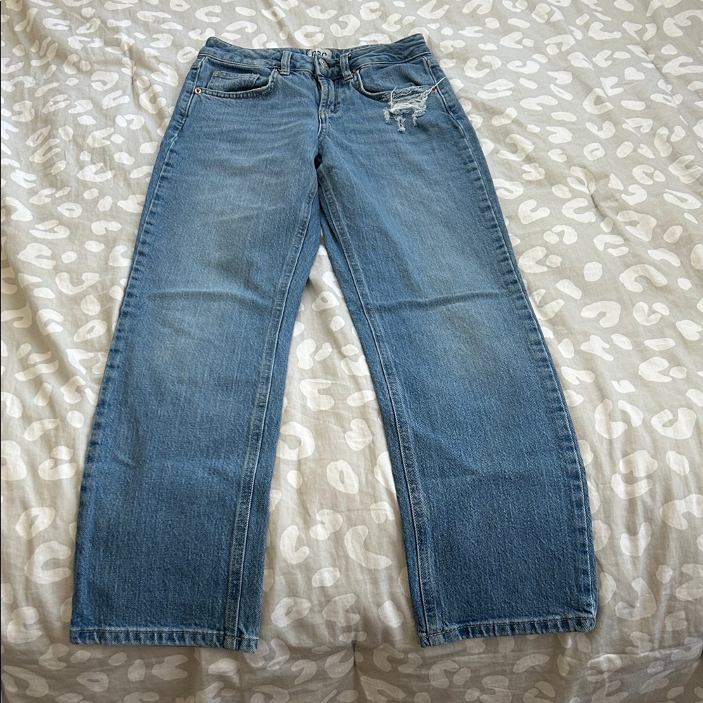 BDG Light Blue Straight Skinny Jeans